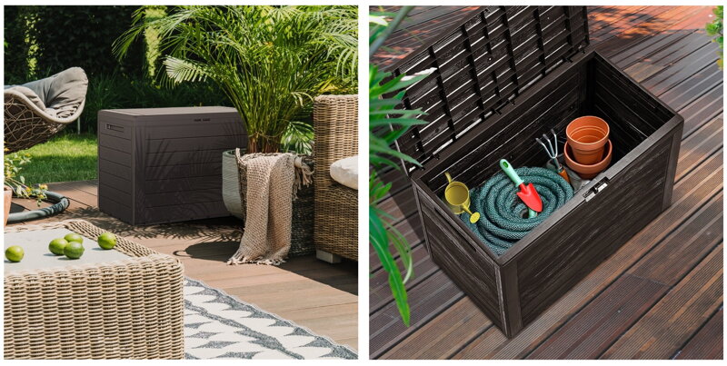 Záhradný box so zamykaním