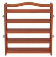 Regál na topánky RUSTIC, 5políc, 75x26x82cm, prírodná hnedá