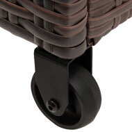 Polyratanový úložný box RICCO, 122x56 61cm, hnedá