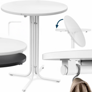 Barový stôl RAUL sklápateľný 110x80cm, biela