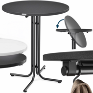 Barový stôl RAUL sklápateľný 110x80cm, šedá