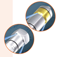 Súprava na čistenie potrubia Premium, 30 m, čierna