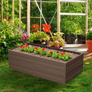 Vyvýšený záhon WOODY 149x75,6x25cm, hnedá