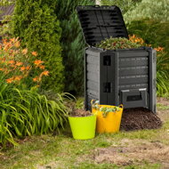Kompostér COMPOGREEN 380 l, čierna