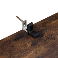 Polica/regál na knihy PRESTON, 70x24x190,5cm, hnedá