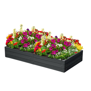 Vyvýšený záhon WOODY 149x75,6x25cm, antracitová