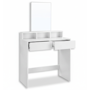 Toaletný stolík VANESA, 80x40x140cm, biela