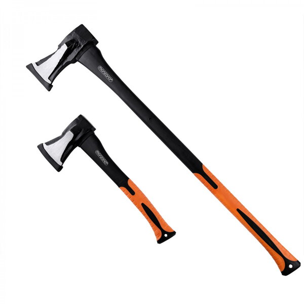 Set sekier TOMS sekera a štiepačka, 2ks, čierna/oranžová