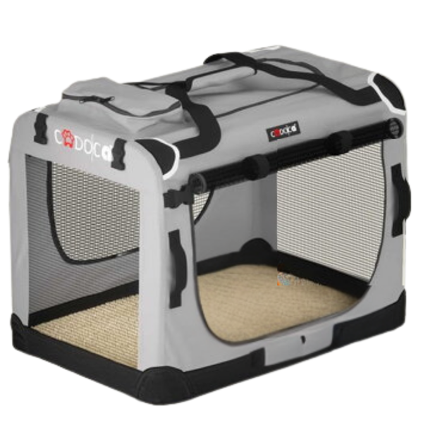 Prepravná taška pre psy a mačky ELI, 70x52x52cm, šedá